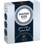 Mister Size-Prezervativ Size L 57 mm (3 Bucăți)-Latex 122 img 196023 f5017c3f745143e3de4a9c3a243b2ffc 1