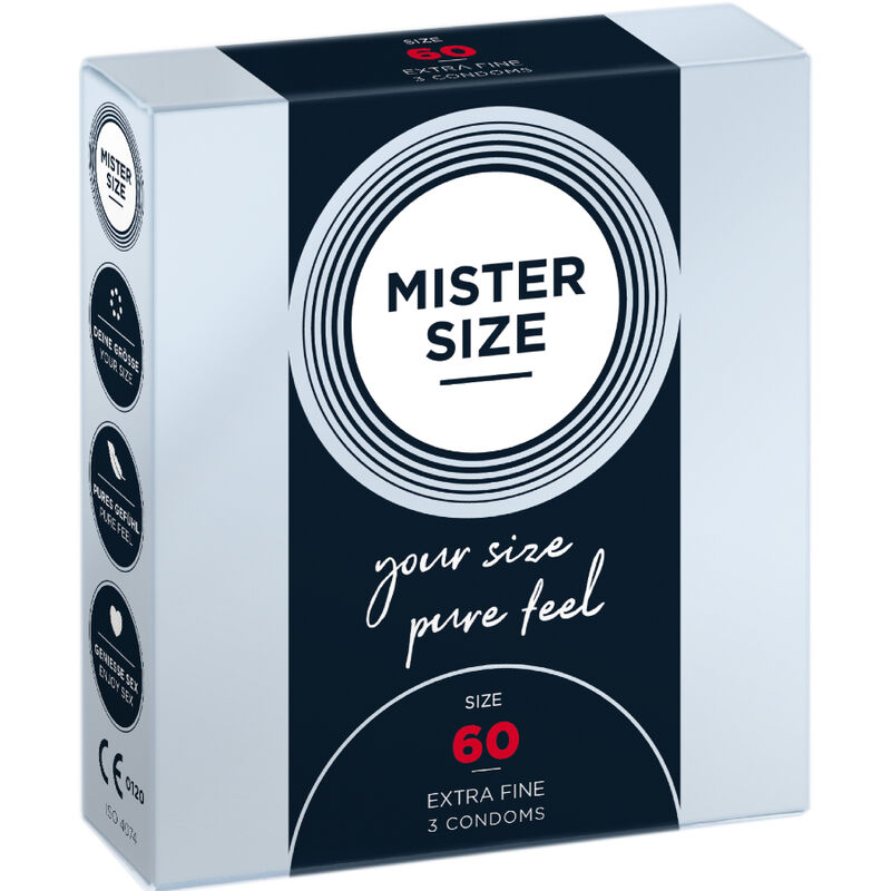 Mister Size-Prezervativ Size Xl 60 mm (3 Units)-Latex