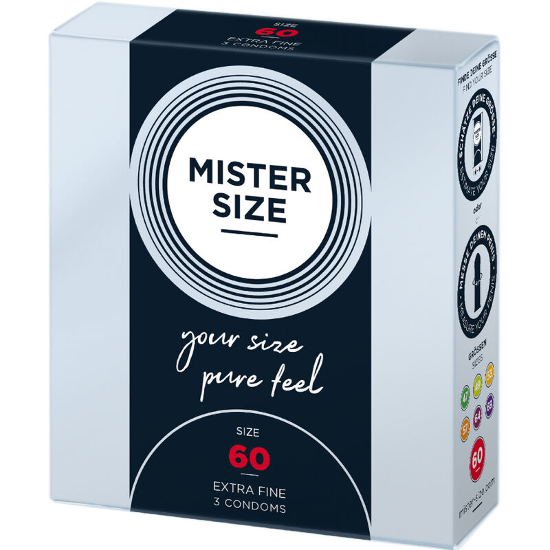 Mister Size-Prezervativ Size Xl 60 mm (3 Units)-Latex 2 Mister Size-Prezervativ Size Xl 60 mm (3 Units)-Latex · Prezervative (imaginea 2)