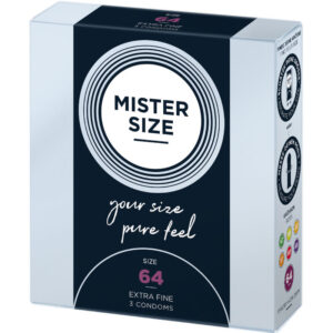 Mister Size-Prezervative Mărime Xxl 64 mm (3 Bucăți)-Latex - imagine 3