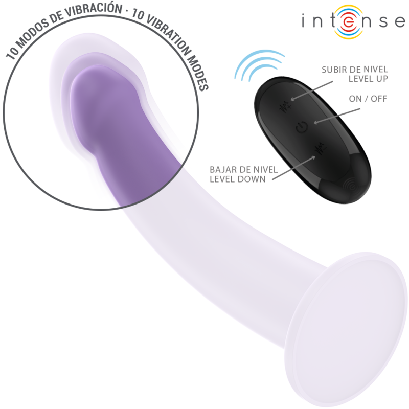 Intense-Eddie Vibrator 17.5 cm 10 Vibrații Violet 4 img 196215 0ab108705c28a965a9fd434c48c95127 1