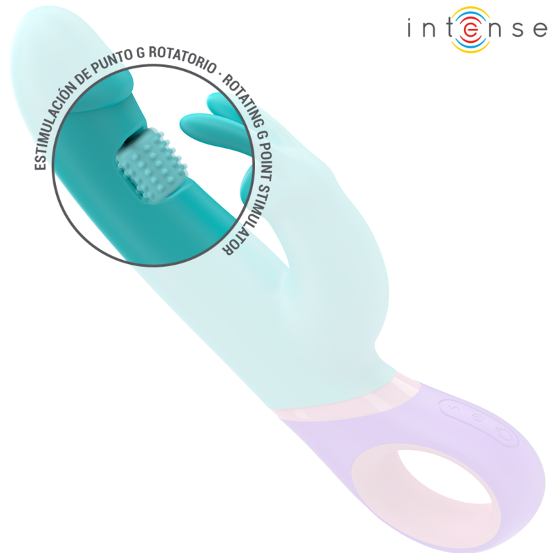 Intense High Tech-Monica Vibrator Rabbit cu Stimulator Rotativ 4 img 196221 7a5e95b961b5014c634c1a580944cf19 1