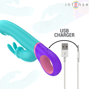 Intense High Tech-Monica Vibrator Rabbit cu Stimulator Rotativ 12 Intense High Tech-Monica Vibrator Rabbit cu Stimulator Rotativ - imagine 6