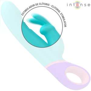 Intense High Tech-Monica Vibrator Rabbit cu Stimulator Rotativ 9 Intense High Tech-Monica Vibrator Rabbit cu Stimulator Rotativ - imagine 3