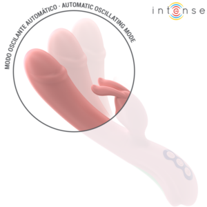 Intense High Tech-Rachel Rabbit Vibrator 5 Vibrații Roz-Silicon - imagine 6