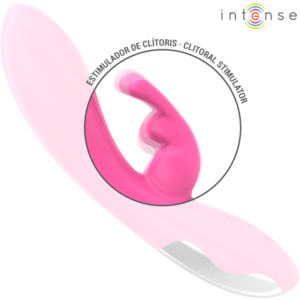 Intense-Randall Rabbit Vibrator 10 Vibrații Roz-Silicon, 10 Trepte - imagine 4