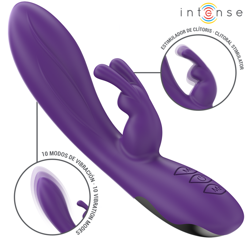 Intense-Randall Rabbit Vibrator 10 Vibrații Mov-Silicon, 10 Trepte 1 img 196290 6b1cefeca736fe170d824b04f9e7f249 1