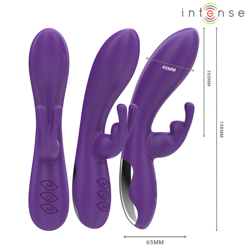 Intense-Randall Rabbit Vibrator 10 Vibrații Mov-Silicon, 10 Trepte 2 img 196293 2509442c6c1e45d5288e05e5accf0e7a 1