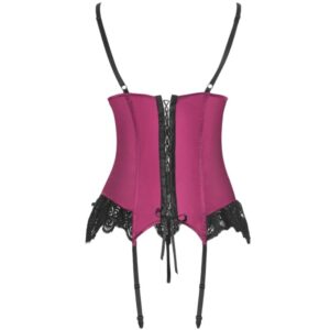 Livco Corsetti Sets-Agrafena CF-90436 Corset + Thong Burgund S/M 9 Livco Corsetti Sets-Agrafena CF-90436 Corset + Thong Burgund S/M - imagine 4