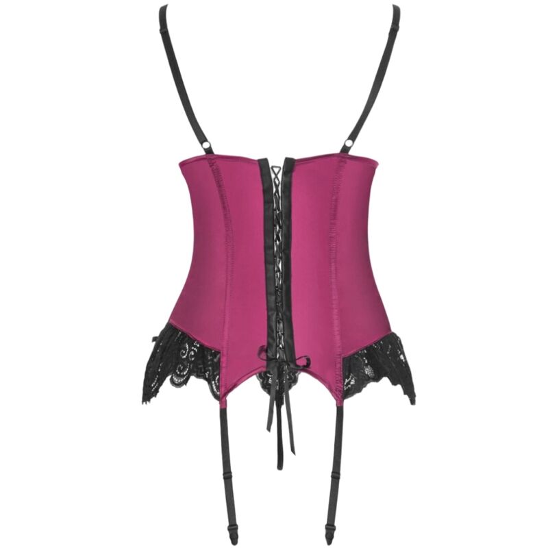 Livco Corsetti Sets-Agrafena CF-90436 Corset + Thong Burgund S/M 4 img 196329 65e6b6d1402c261d3767e8c46e5e1ab9 1
