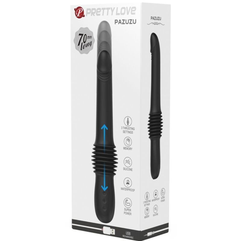 Fun Toys-Pazuzu Vibrator 3 Moduri de Impingere, Negru-Silicon 5 img 196889 6466cf10536afaa014e2186764537f0d 1