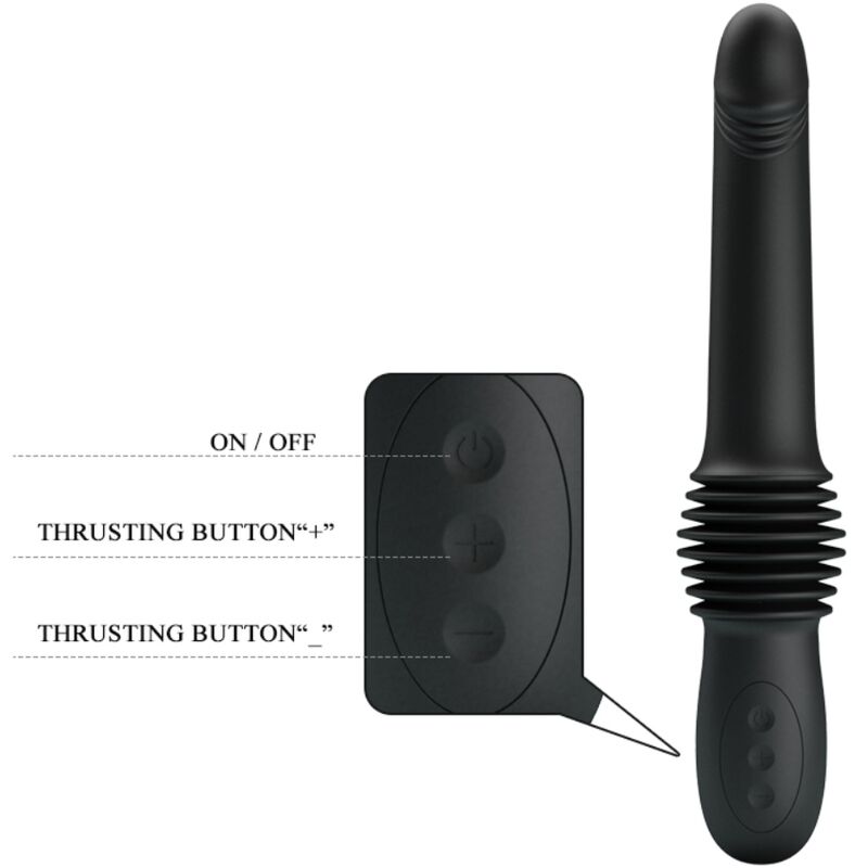 Fun Toys-Pazuzu Vibrator 3 Moduri de Impingere, Negru-Silicon 6 img 196891 ccea6f98edfbc9d8d8ba7324a6383935 1