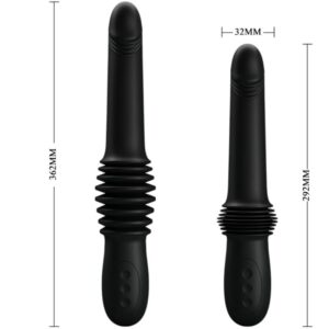 Fun Toys-Pazuzu Vibrator 3 Moduri de Impingere, Negru-Silicon 15 Fun Toys-Pazuzu Vibrator 3 Moduri de Impingere, Negru-Silicon - imagine 7