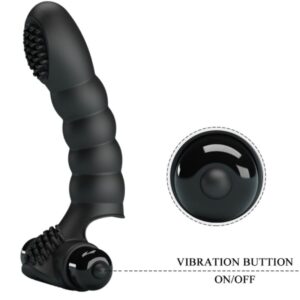 Fun Toys-Alexander Vibrator Degetar 10 Vibrații Negru-Silicon - imagine 7