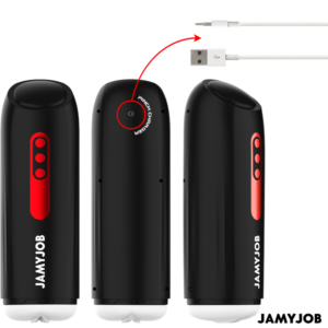 Jamyjob-Phantom Masturbator Automat Vaginal 5 Moduri de Aspirare - imagine 5