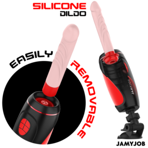 Jamyjob-Pyston Base Masturbator Automat cu Dildo - imagine 4