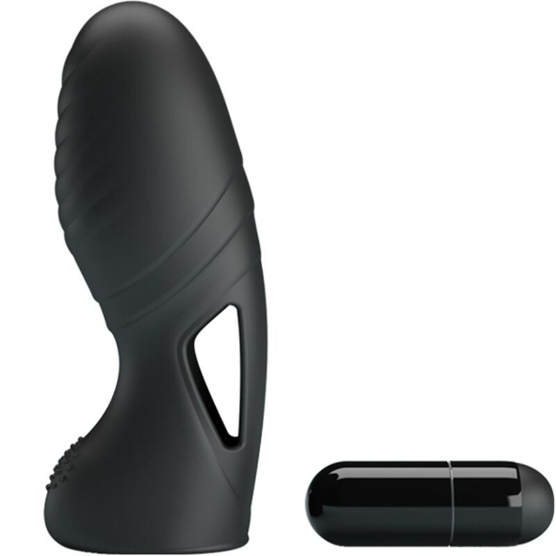 Fun Toys-Alan Vibrator Deget din Silicon Negru 4 Fun Toys-Alan Vibrator Deget din Silicon Negru — PRETTY LOVE · Vibratoare (imaginea 4)