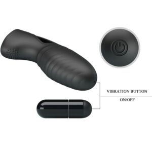 Fun Toys-Alan Vibrator Deget din Silicon Negru 15 Fun Toys-Alan Vibrator Deget din Silicon Negru — PRETTY LOVE · Vibratoare (imaginea 6)