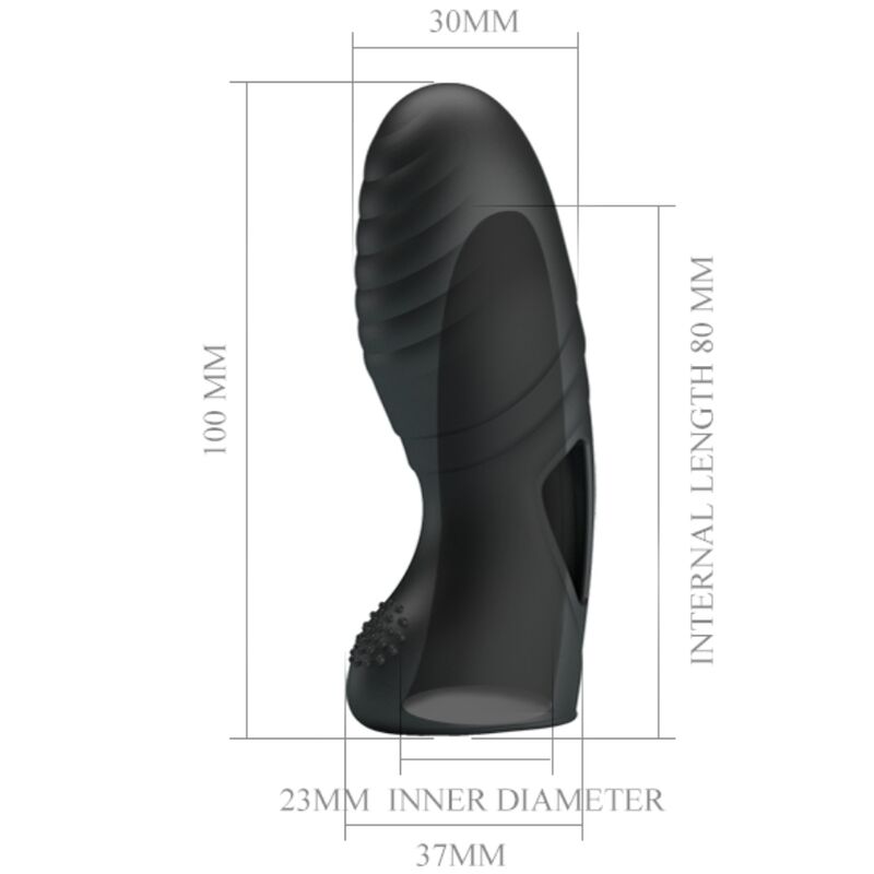 Fun Toys-Alan Vibrator Deget din Silicon Negru 7 Fun Toys-Alan Vibrator Deget din Silicon Negru — PRETTY LOVE · Vibratoare (imaginea 7)