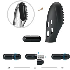 Fun Toys-Gilo Vibrator de Deget din Silicon, Negru 16 Fun Toys-Gilo Vibrator de Deget din Silicon, Negru - imagine 8