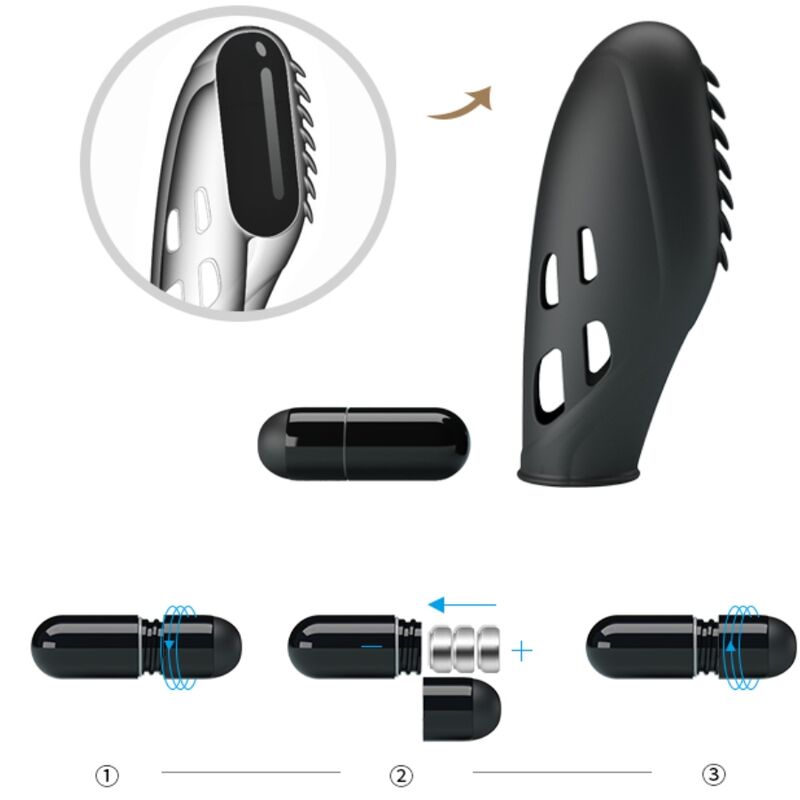 Fun Toys-Gilo Vibrator de Deget din Silicon, Negru 8 img 197109 b7240286b9beee143a85a928a43f0aa0 1