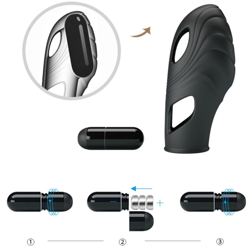 Fun Toys-Lich Vibrator pentru Deget din Silicon, Negru 2 img 197120 d315316c7c413f32038611246307bd9d 1