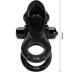 For Him-Passionate Ring Inele Vibrante Duble cu Stimulator 11 For Him-Passionate Ring Inele Vibrante Duble cu Stimulator - imagine 5