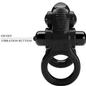 For Him-Passionate Ring Inele Vibrante Duble cu Stimulator 12 For Him-Passionate Ring Inele Vibrante Duble cu Stimulator - imagine 6