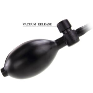 Anal Toys-Dop Anal Inflabil Negru-Silicon, Waterproof - imagine 2
