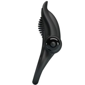 For Him-Inel Vibrator Dublu + Stimulator Clitoridian 10 Vibrații 10 For Him-Inel Vibrator Dublu + Stimulator Clitoridian 10 Vibrații - imagine 3