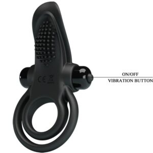 For Him-Inel Vibrator Dublu + Stimulator Clitoridian 10 Vibrații 13 For Him-Inel Vibrator Dublu + Stimulator Clitoridian 10 Vibrații - imagine 6