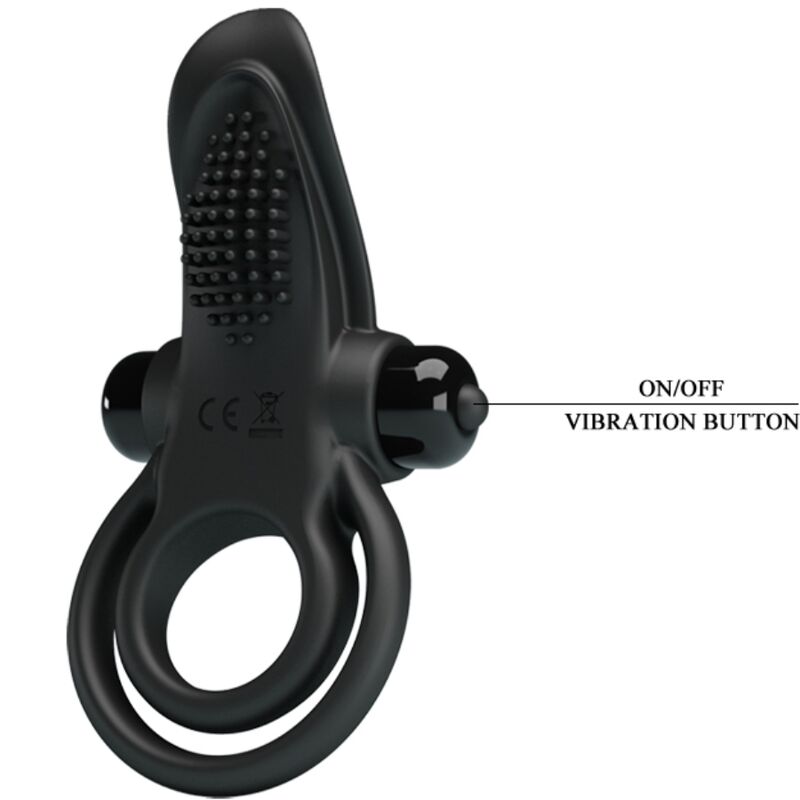 For Him-Inel Vibrator Dublu + Stimulator Clitoridian 10 Vibrații 6 img 197215 c9e437e6a521420fcc3ed6352ee26d38 1