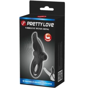 For Him-Inel Vibrator Dublu + Stimulator Clitoridian 10 Vibrații 14 For Him-Inel Vibrator Dublu + Stimulator Clitoridian 10 Vibrații - imagine 7