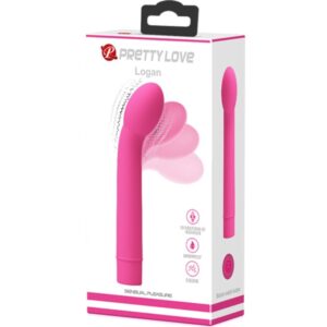 Fun Toys-Logan Vibrator G-spot 10 Vibrații Roz-Silicon, 10 Trepte - imagine 3