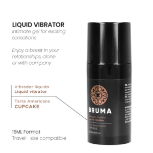 Bruma-Liquid Vibrator Ultra Sliding Cupcake 15 ml - imagine 3