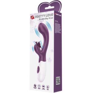 High Tech-Butterfly Kiss Rabbit Vibrator și Stimulator G-spot - imagine 6