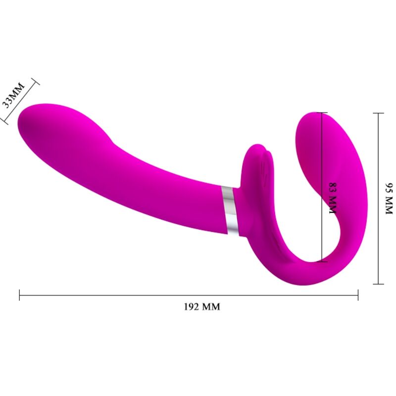 High Tech-Valerie Dublu Strap-on Vibrator 12 Vibrații 5 img 197331 db13d54f434b9ae72f068dbf3b80dae3 1