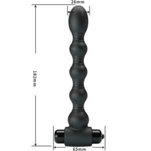 Anal Toys-Lynn Dop Anal din Silicon, 10 Vibrații, Negru-10 Trepte 9 Anal Toys-Lynn Dop Anal din Silicon, 10 Vibrații, Negru-10 Trepte - imagine 3