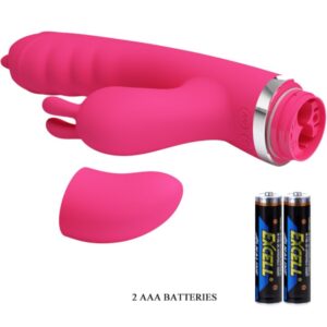 High Tech-Phoenix Rabbit Vibrator Multifuncțional Roz-Silicon, 7 - imagine 5
