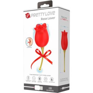 High Tech-Rose Lover Stimulator Clitoris 12 Vibrații 10 High Tech-Rose Lover Stimulator Clitoris 12 Vibrații - imagine 4