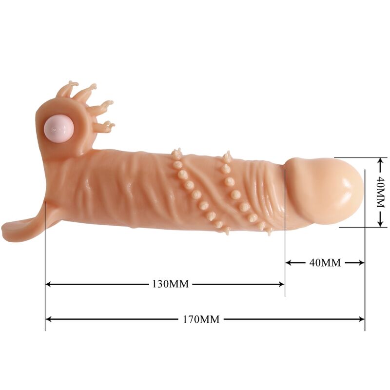 For Him-Connor Manșon Penian cu Stimulator Clitoris Flesh-TPR 2 img 197540 7b06f8ee392bb82619284df62572b197 1
