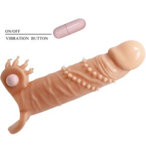 For Him-Connor Manșon Penian cu Stimulator Clitoris Flesh-TPR 10 For Him-Connor Manșon Penian cu Stimulator Clitoris Flesh-TPR - imagine 3