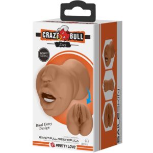 Crazy Bull-Zoey Masturbator Dublu Gură & Vagin Flesh-TPR 10 Crazy Bull-Zoey Masturbator Dublu Gură & Vagin Flesh-TPR - imagine 4