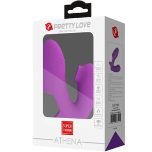 Fun Toys-Athena Vibrator pentru Deget cu Stimulator Clitoridian - imagine 7
