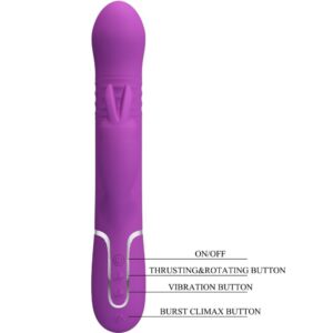 High Tech-Coale 4 în 1 Vibrator Rabbit Multifuncțional 14 High Tech-Coale 4 în 1 Vibrator Rabbit Multifuncțional - imagine 6