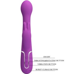 High Tech-Dejon 3 in 1 Vibrator Iepuraș Multifuncțional 16 High Tech-Dejon 3 in 1 Vibrator Iepuraș Multifuncțional - imagine 8
