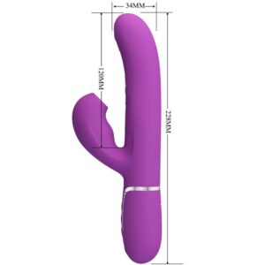 High Tech-Perlita 3 in 1 Vibrator Rabbit Multifuncțional 12 High Tech-Perlita 3 in 1 Vibrator Rabbit Multifuncțional - imagine 4
