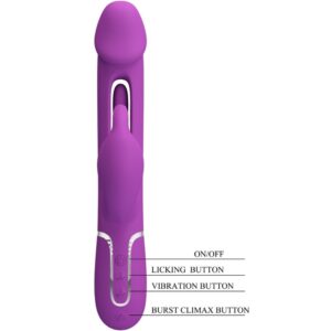 High Tech-Kampas 3 în 1 Vibrator Rabbit Multifuncțional - imagine 4