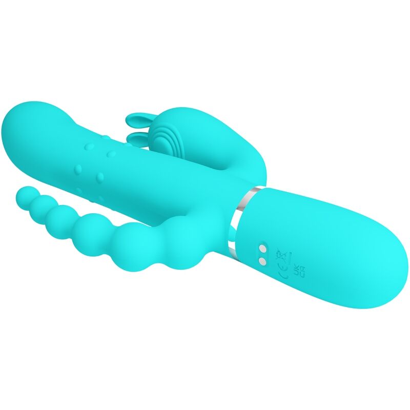 High Tech-Cammy 4 in 1 Triple Rabbit Vibrator Albastru-Silicon 2 img 198029 d77a16cf396141026ad489fd98c14c0d 1