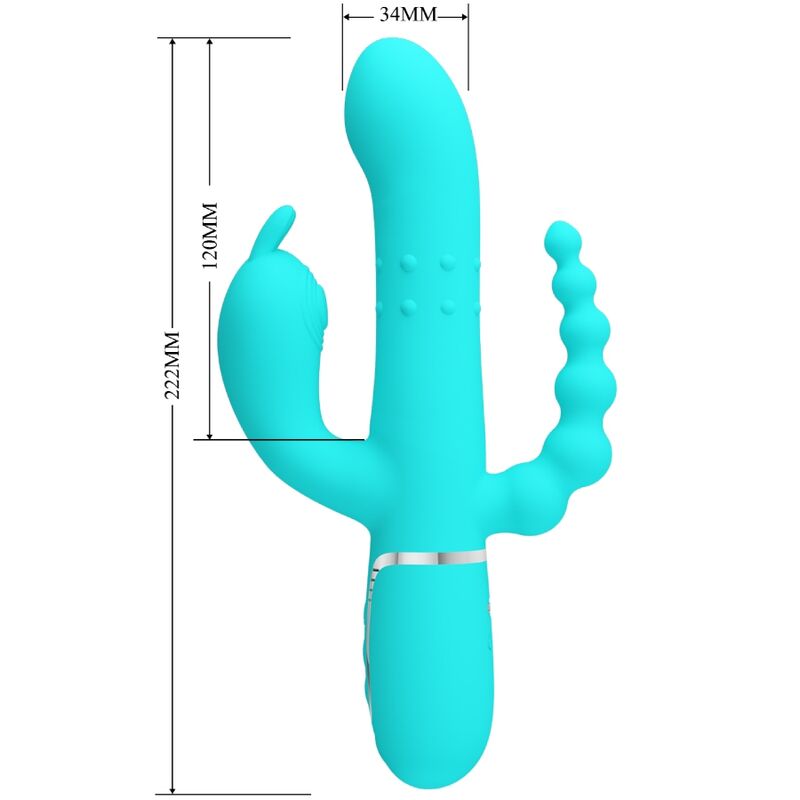 High Tech-Cammy 4 in 1 Triple Rabbit Vibrator Albastru-Silicon 3 img 198030 1e813e2d5cb05349bff155ac4d11c3de 1